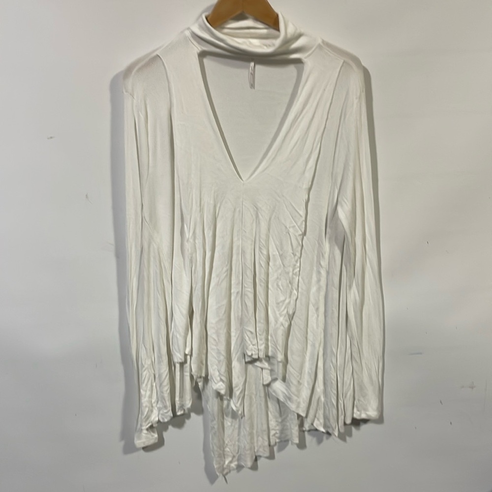 Free people long sleeve v-neck t-shirt